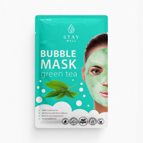 STAY Well Cleansing Bubble Mask Green Tea