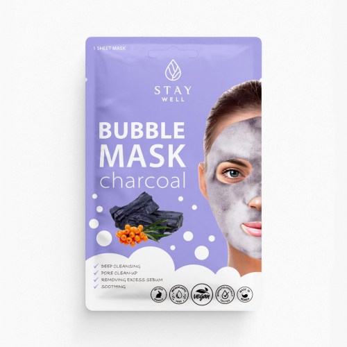 STAY Well Cleansing Bubble Mask Charcoal