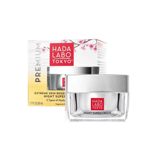  Hada Labo Tokyo Premium Extreme Skin Regenerator 7xHA Super Night Cream